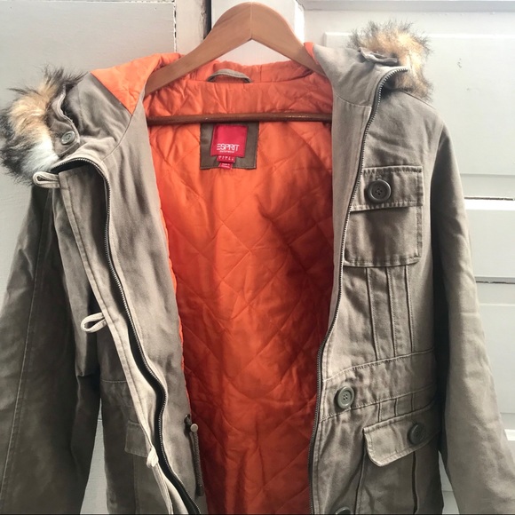 Military inspired ESPRIT winter coat - Picture 4 of 15